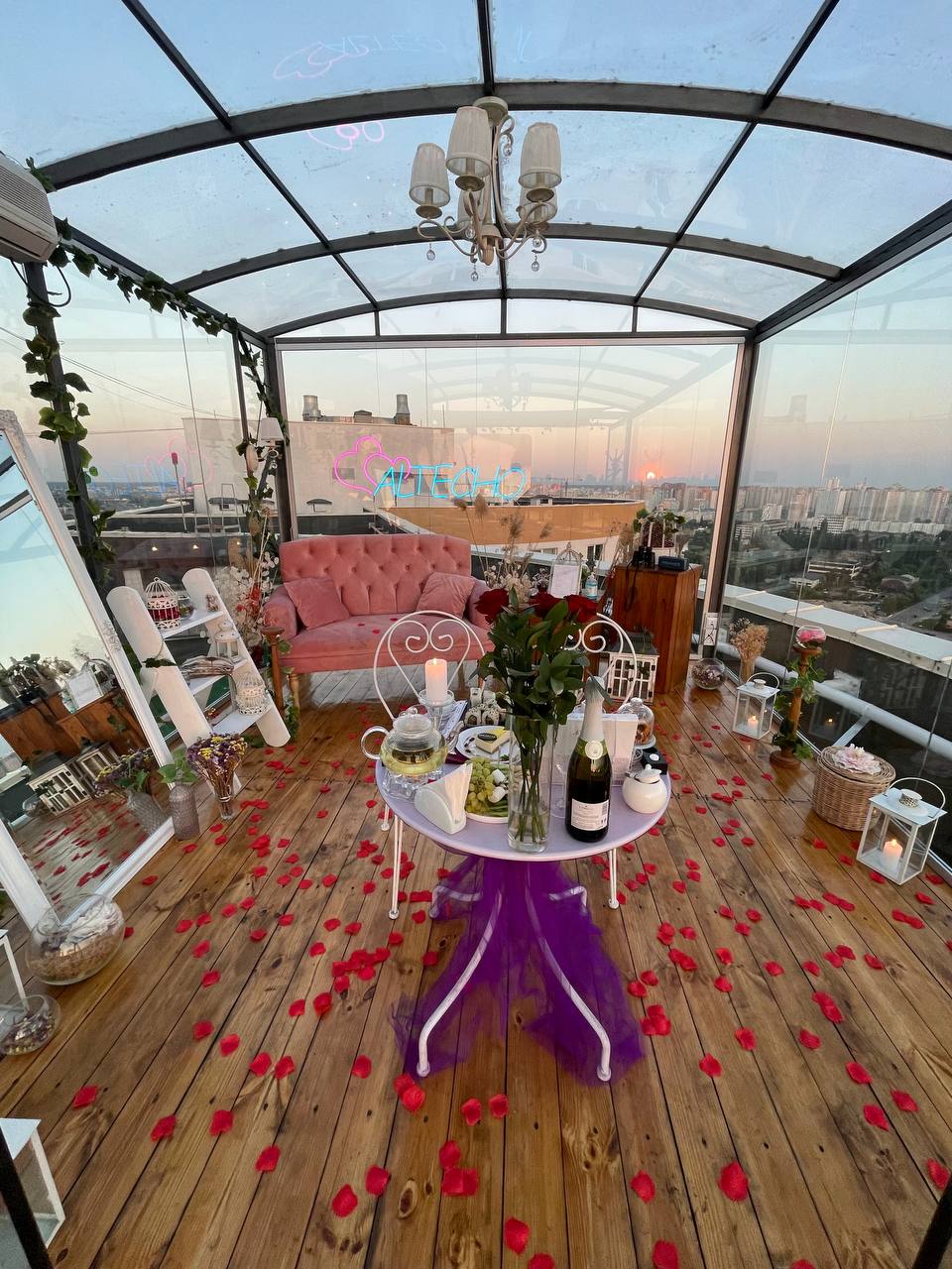 романтические рестораны Киева, romantic