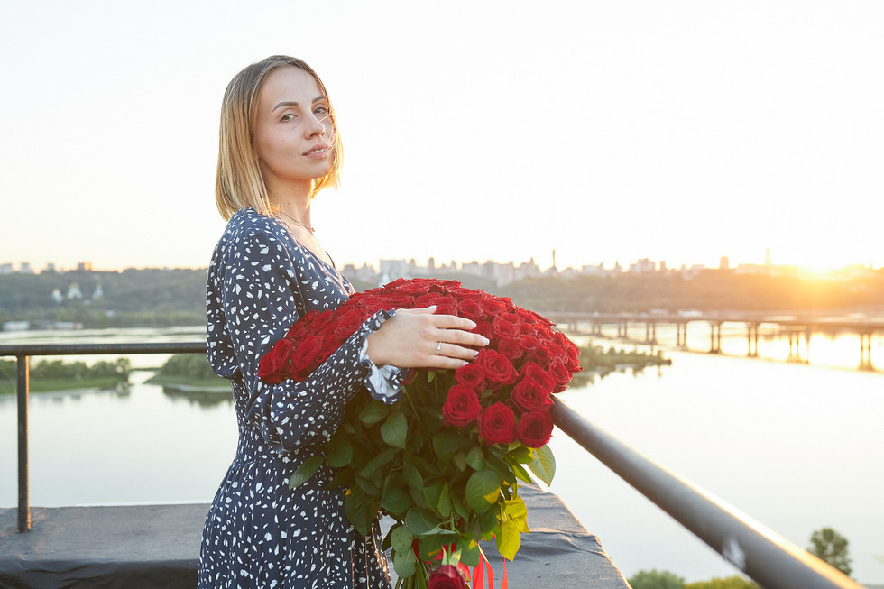 Освідчення на даху. Київ. романтик