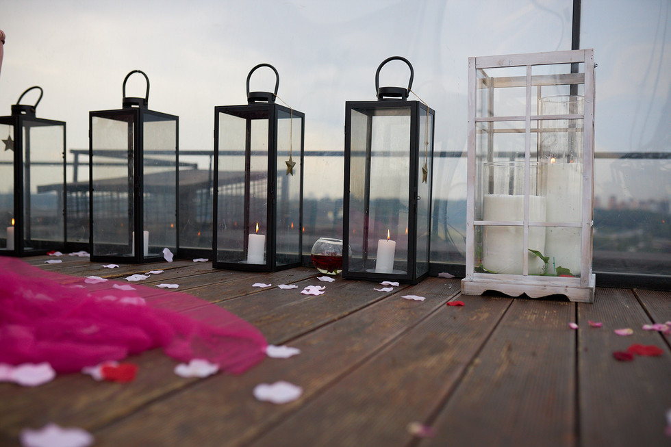 Вечір на даху в Києві