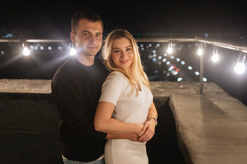 романтичний вечір на даху в Києві