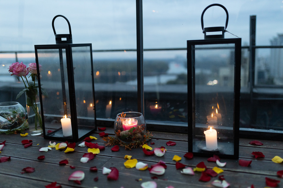 Романтичний  вечір.. Київ.романтик