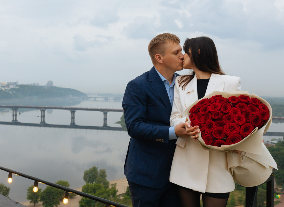 Вечір на даху. Київ. романтик