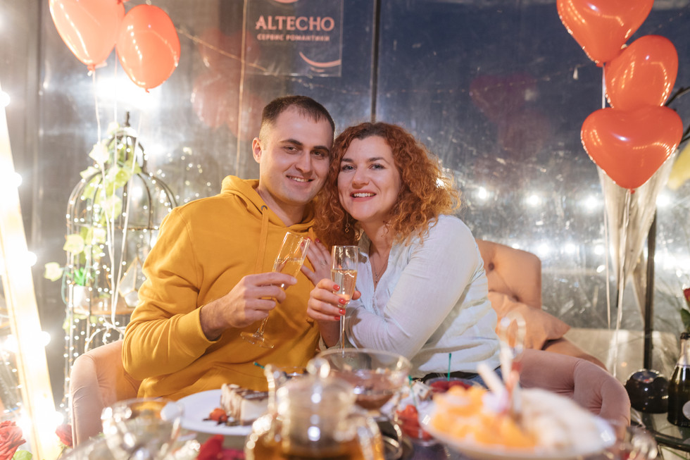 Вечеря на даху Київ.романтик