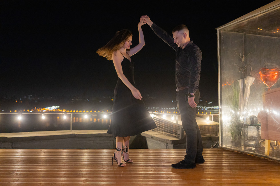 Вечір на даху в Києві