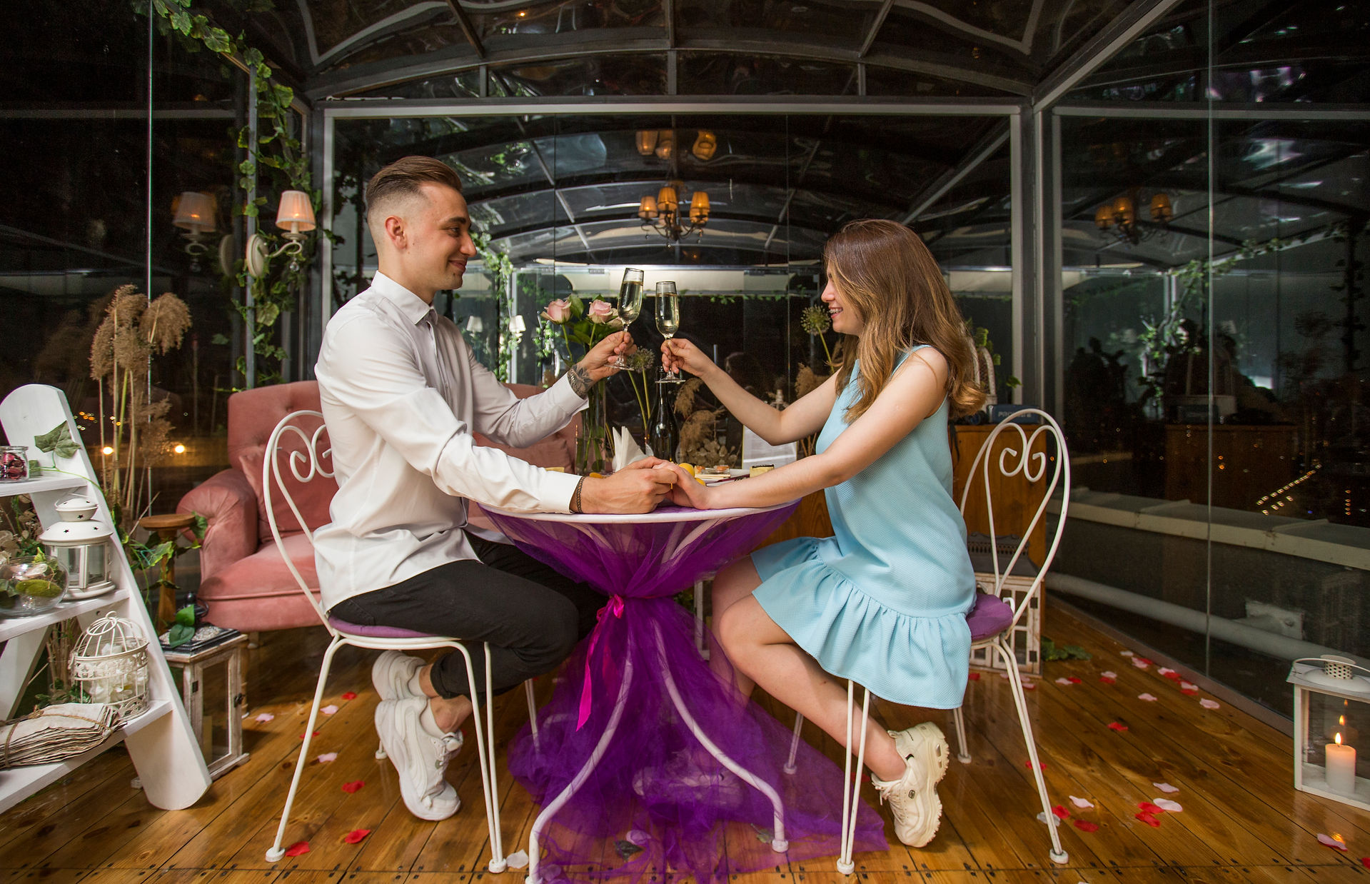 ужин на крыше, Киев, romantic