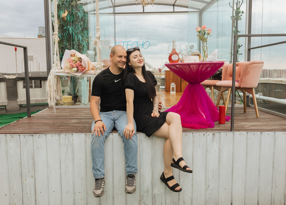 Вечеря на даху Київ.романтик