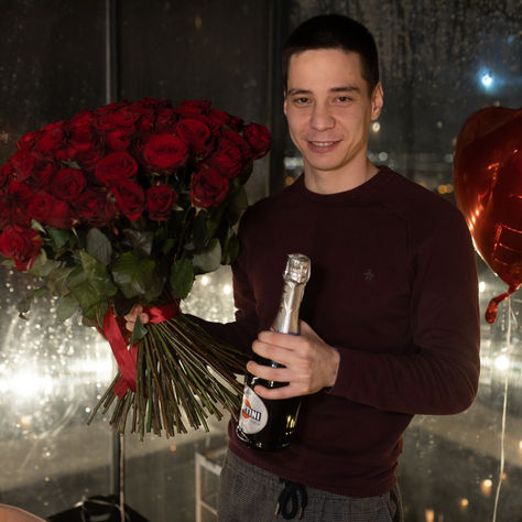 Романтична пропозиція на даху в Києві