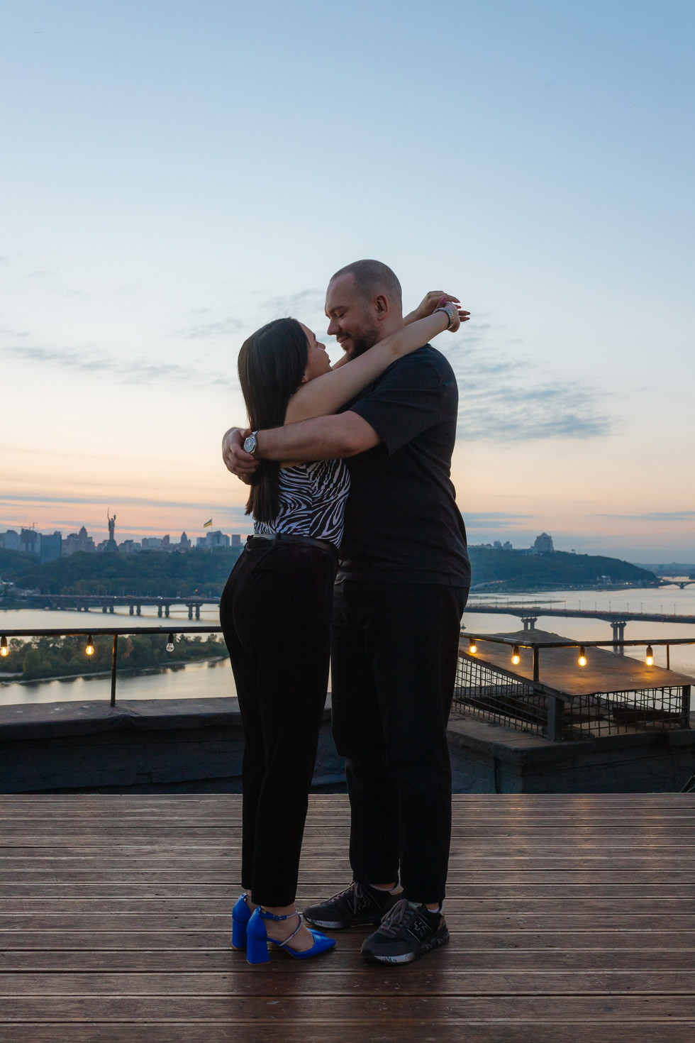 Вечір на даху. Київ. романтик