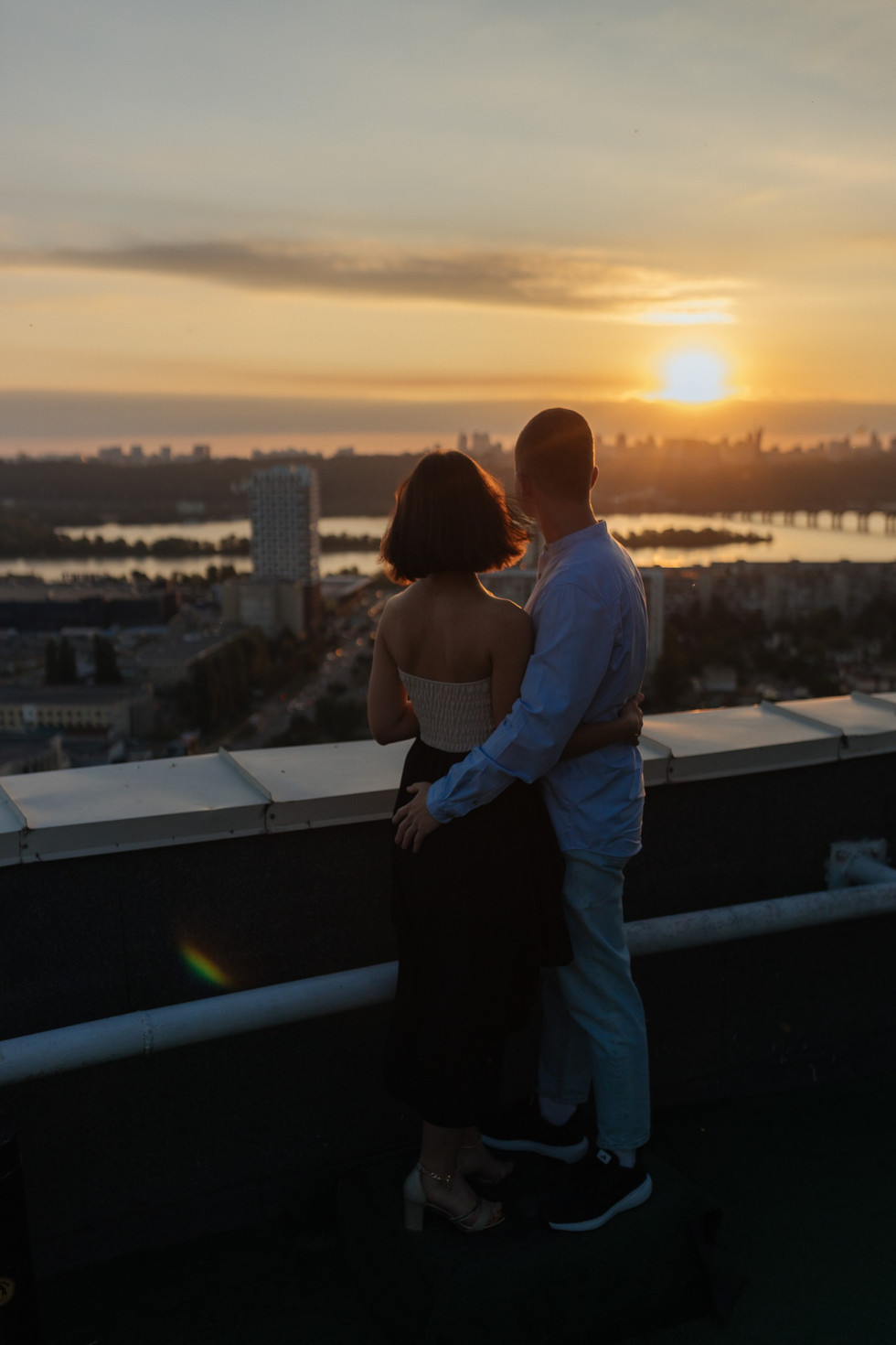 Вечір на даху. Київ. романтик