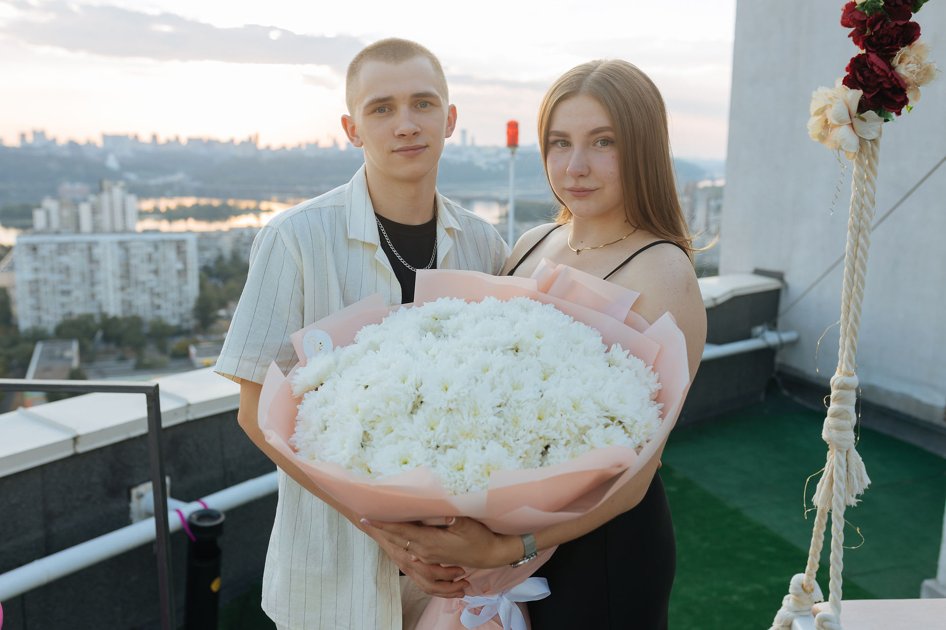 Освідчення на даху. Київ. романтик