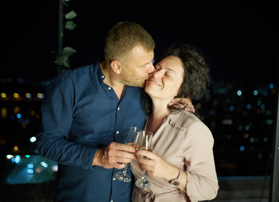 ужин на крыше, Киев, romantic