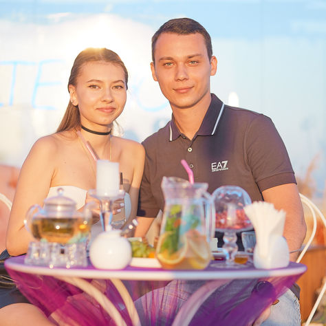 Приятный романтический вечер на крыше Альтечо в Киеве