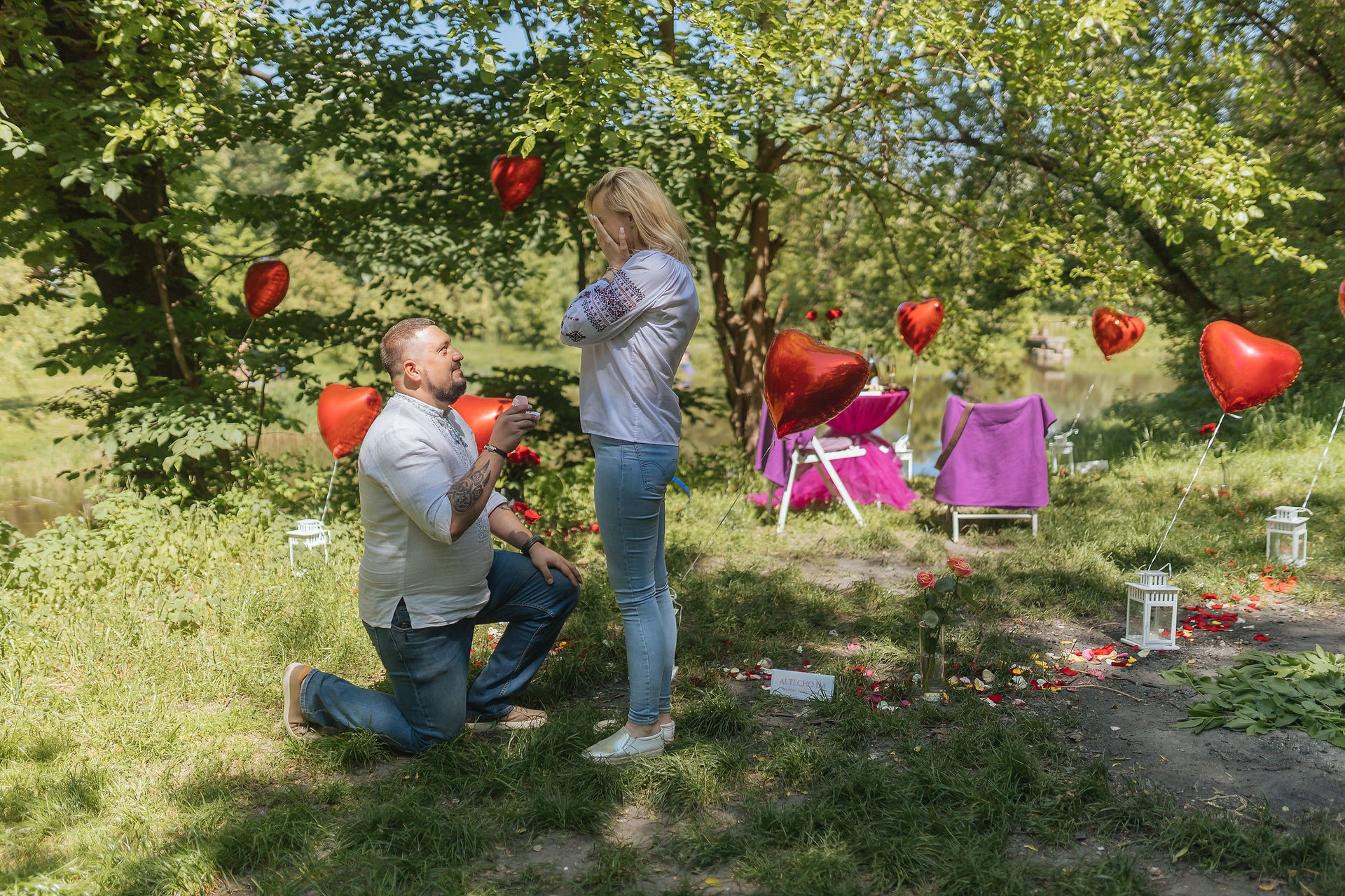 Як зробити пропозицію. Київ. Романтик