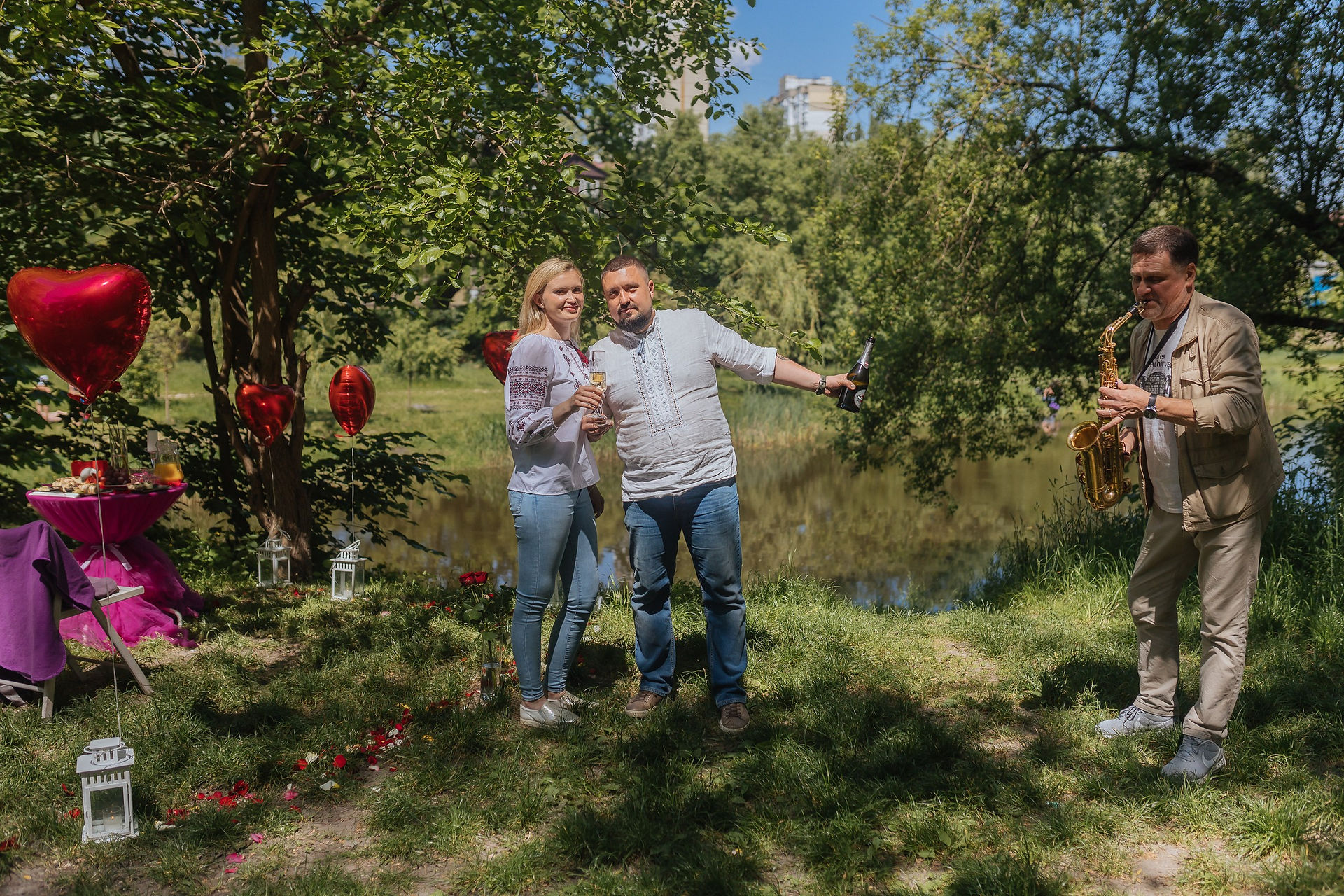 Романтична вечеря в лісі. Київ. Романтик
