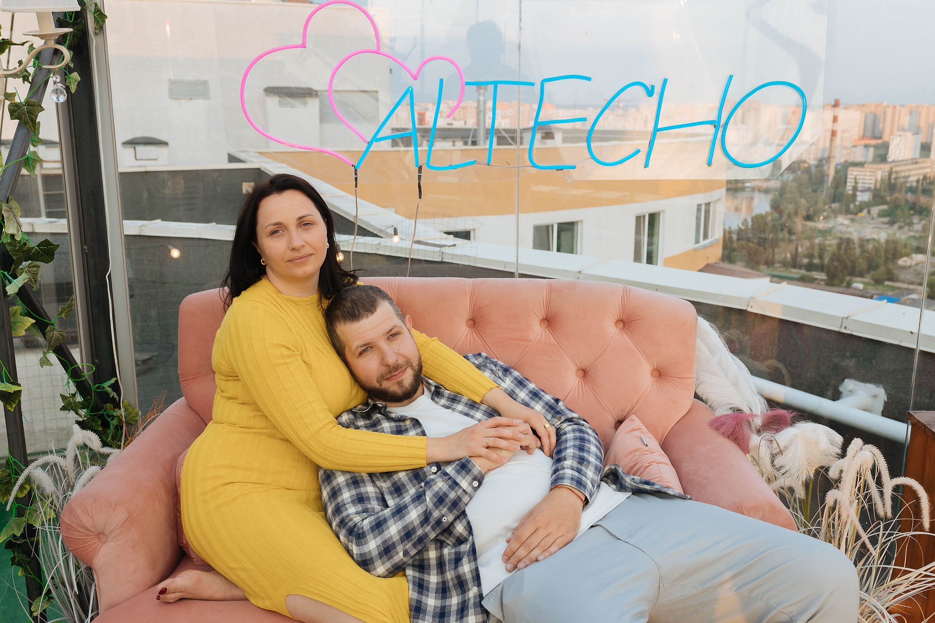 романтичний вечір на даху в Києві