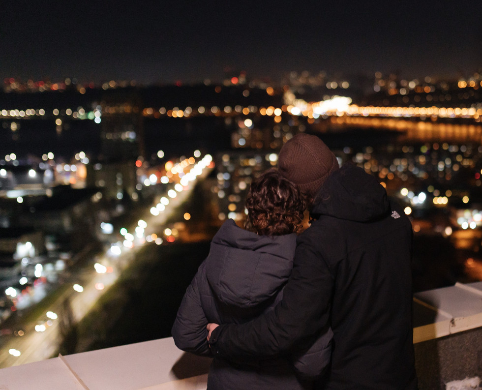 Вечір на даху. Київ. романтик