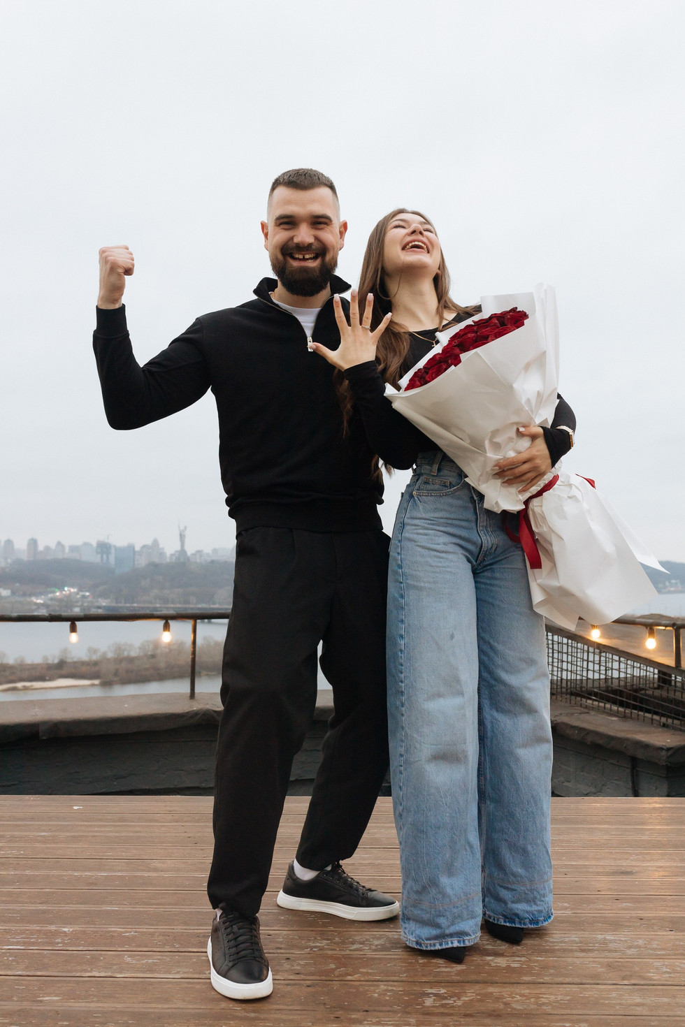 Освідчення на даху. Київ. Романтик