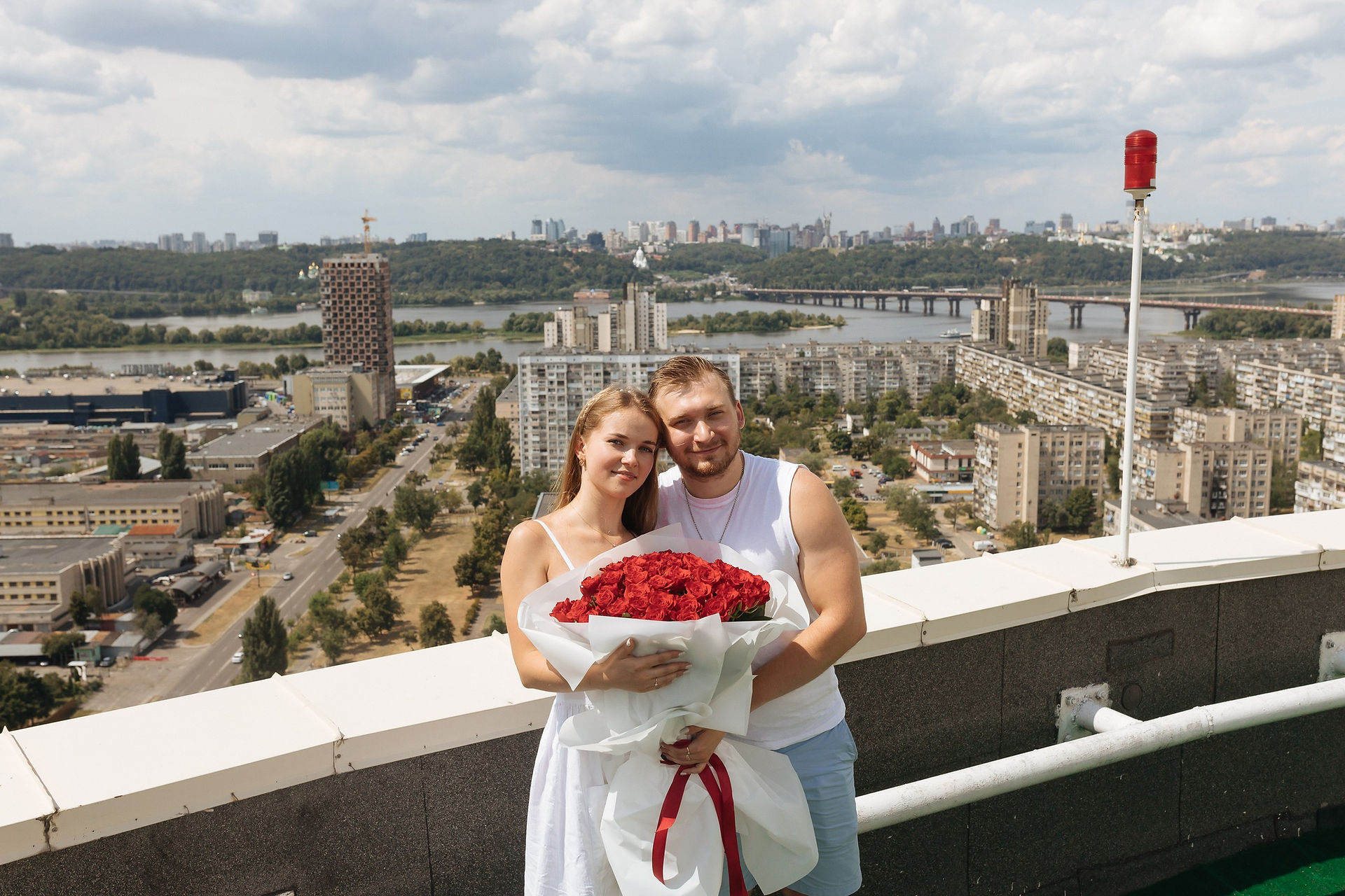 Освідчення на даху. Київ. Романтик
