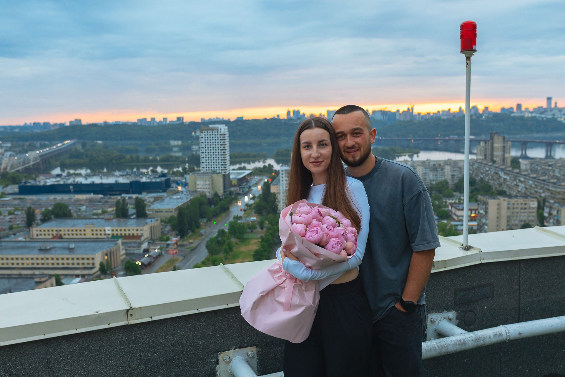 Освідчення на даху. Київ. Романтик