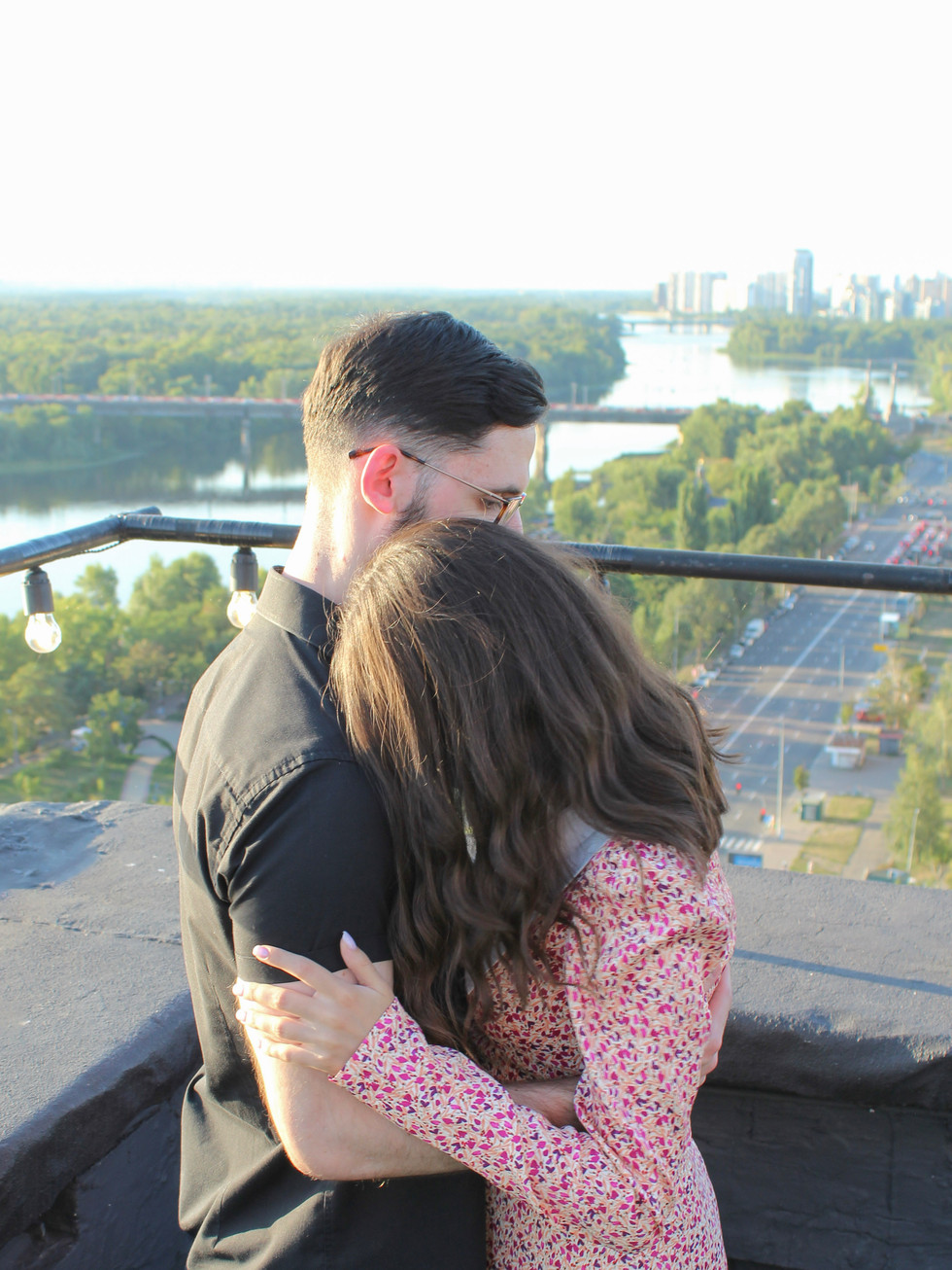 Вечір на даху в Києві