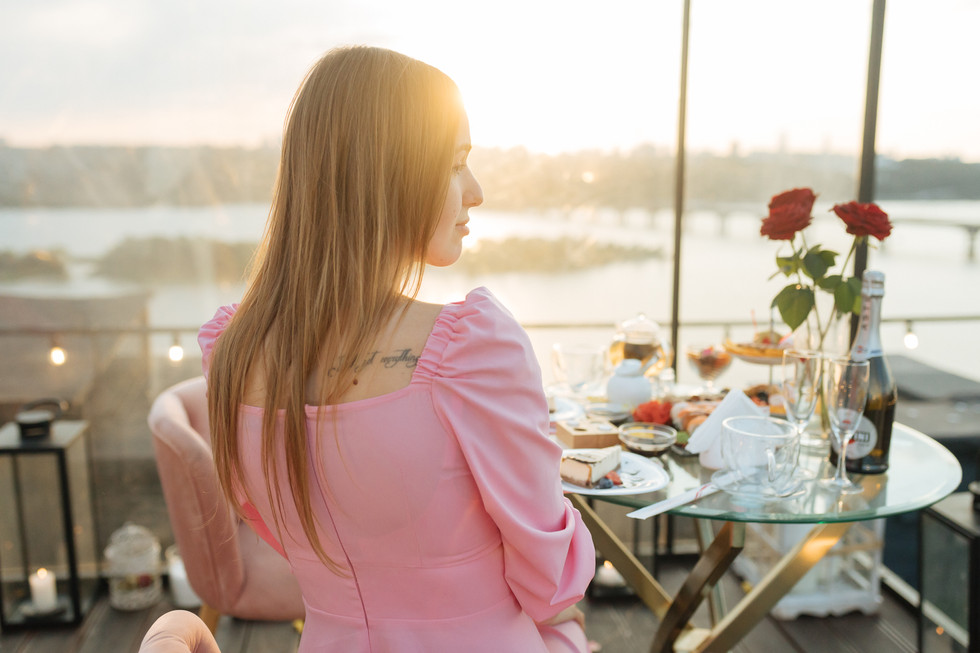 Вечеря на даху Київ.романтик