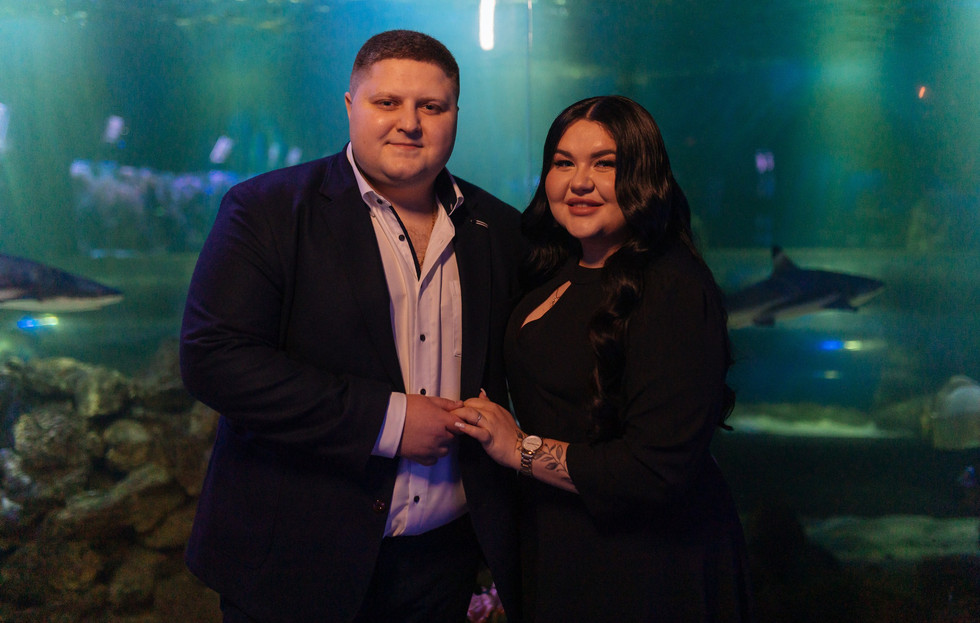 Побачення  в океанаріумі. Київ. романтик