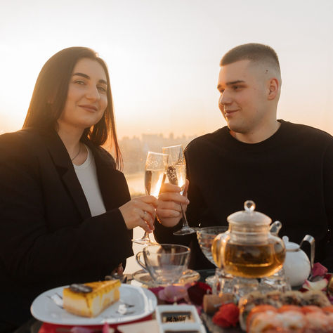 Романтична вечеря в Києві на даху Альтечо