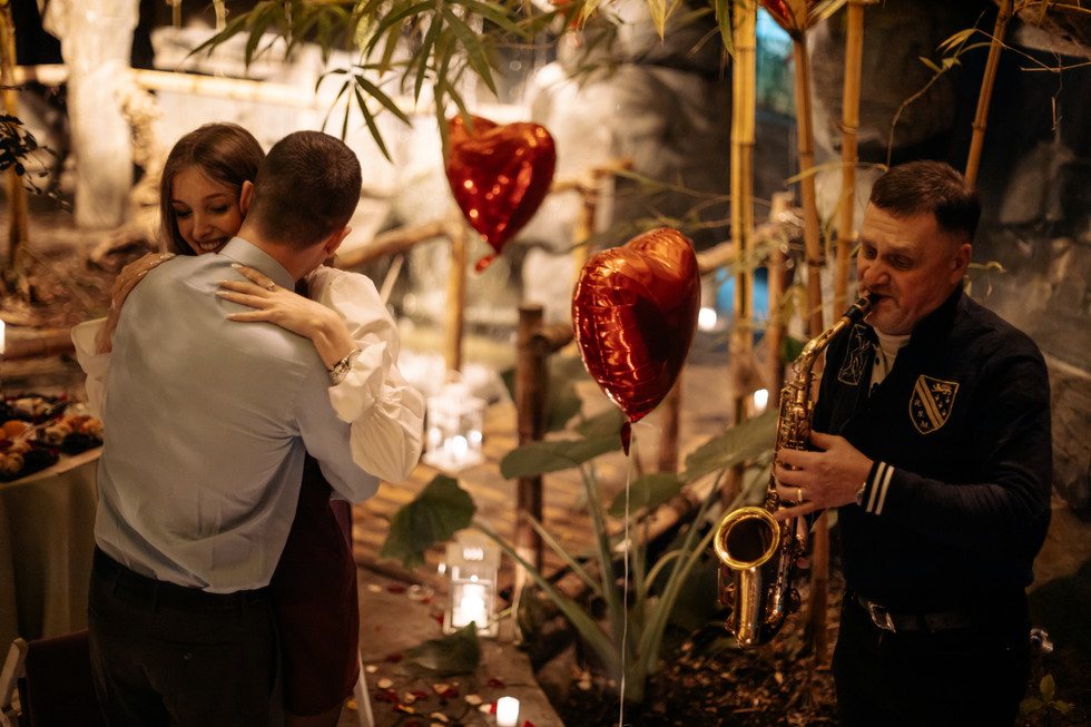 Освідчення в оранжереї. Київ. романтик