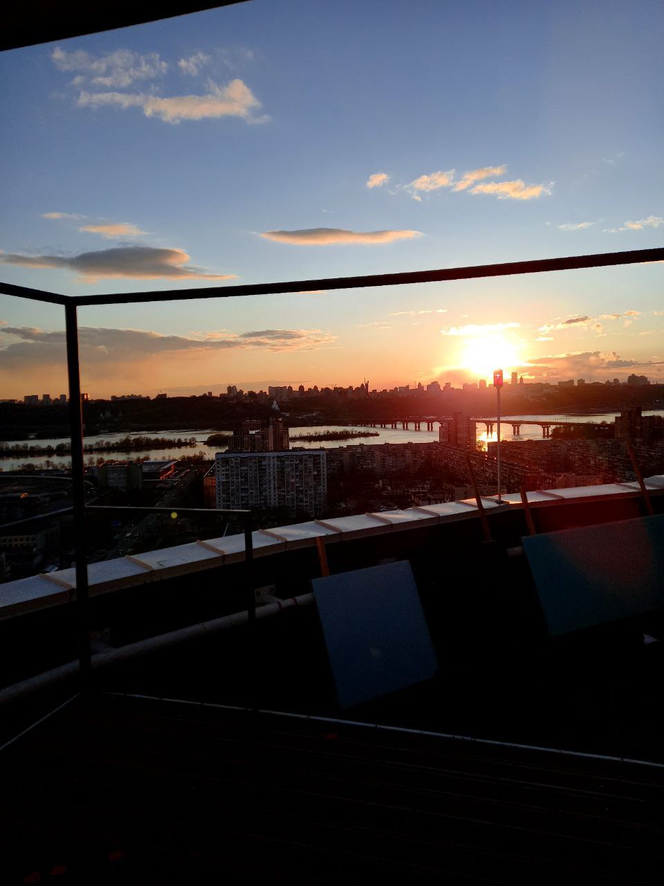 вид с крыши. Киев. Романтик