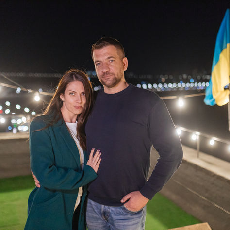 Романтичне побаченння в Києві на даху висотки