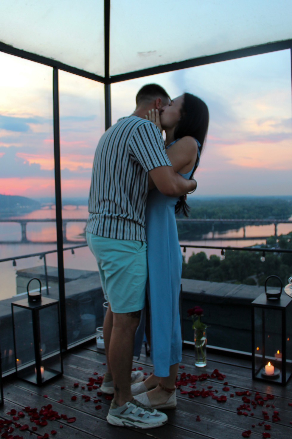 Освідчення на даху. Київ. Романтик