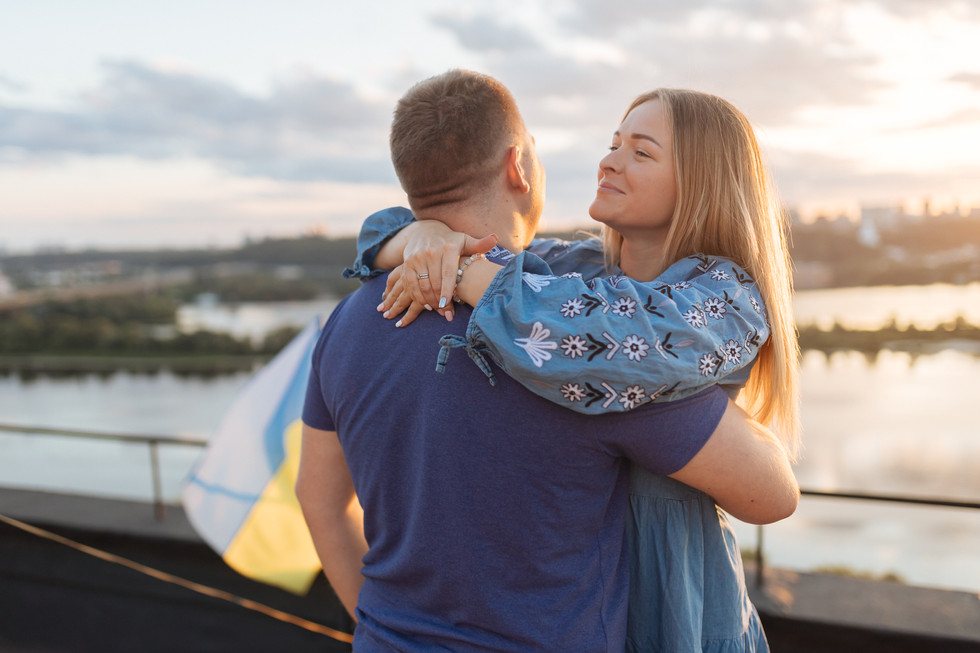романтичний вечір на даху в Києві