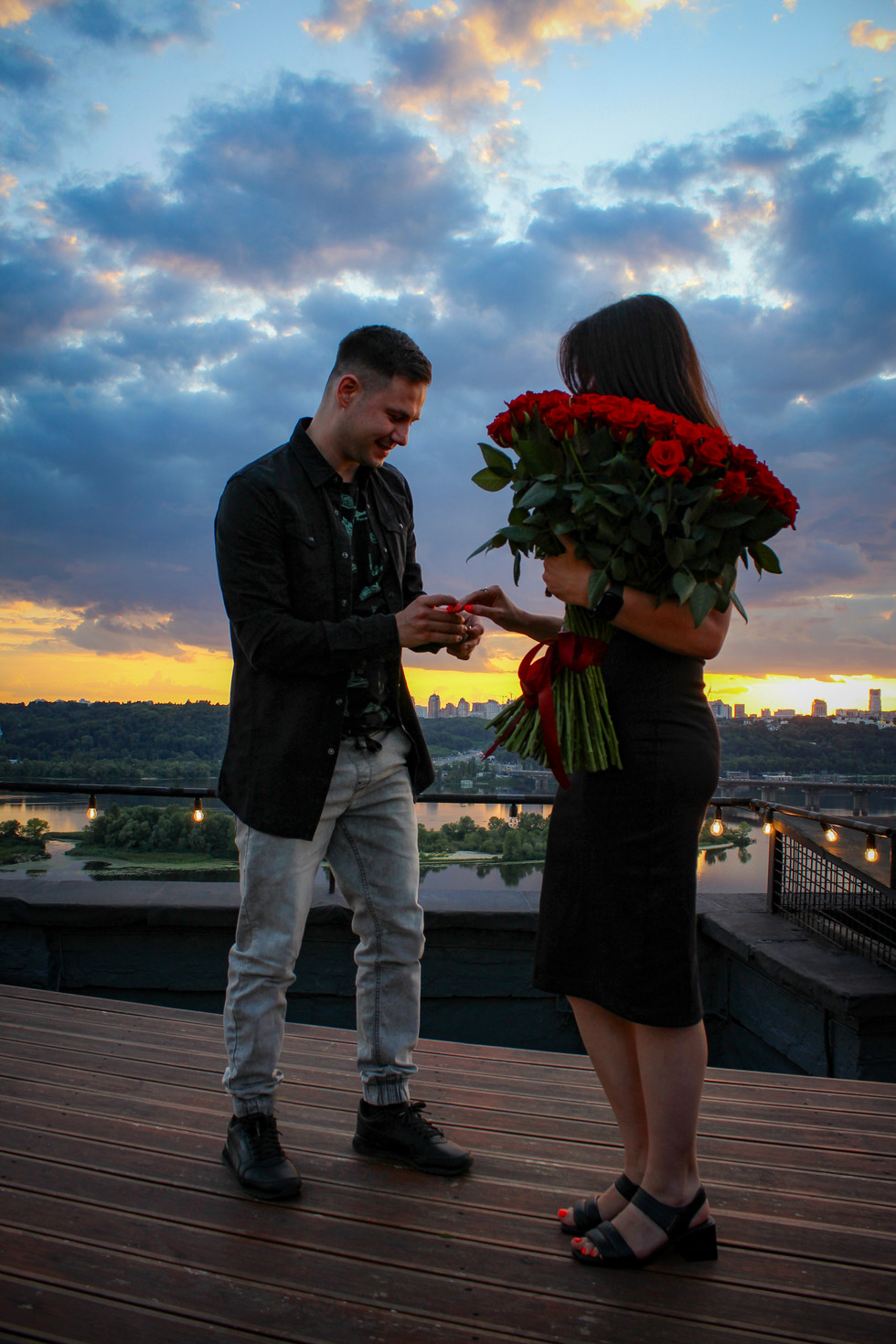 Освідчення на даху. Київ. Романтик