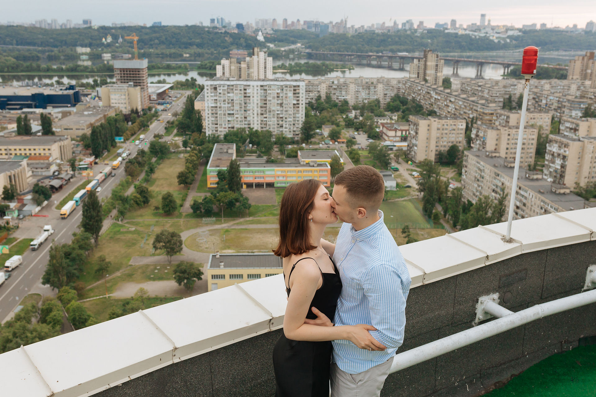 романтичний вечір на даху в Києві