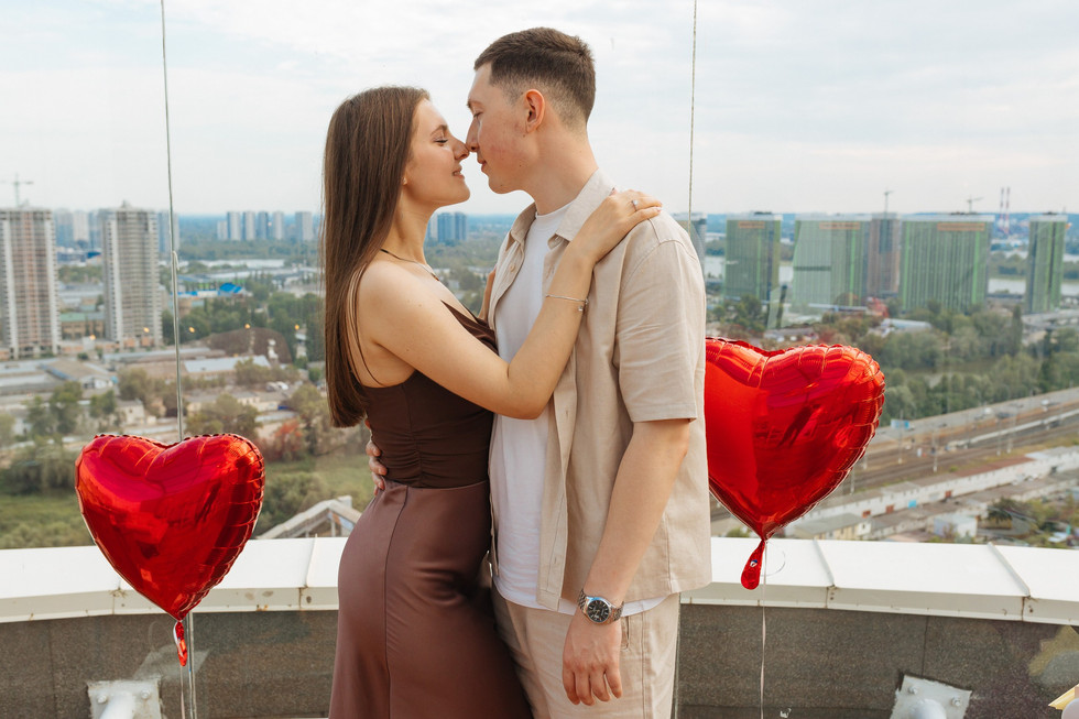 Освідчення на даху. Київ. Романтик