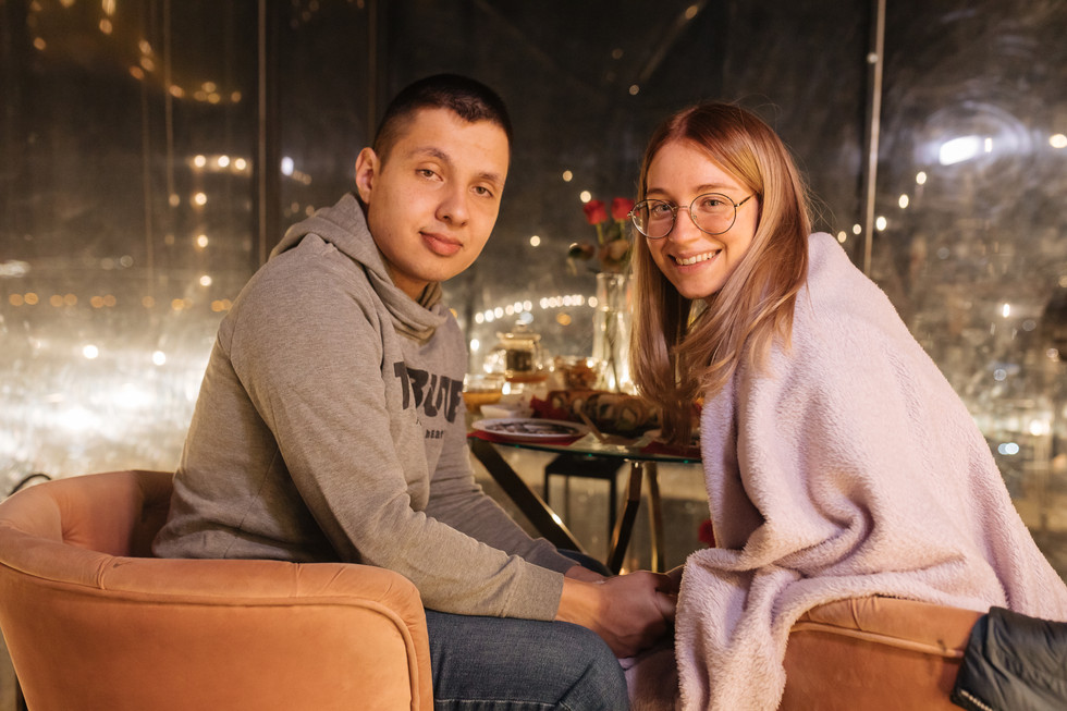 романтичний вечір на даху в Києві