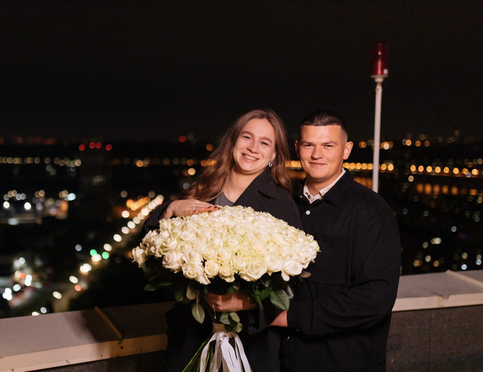 Освідчення на даху. Київ. Романтик