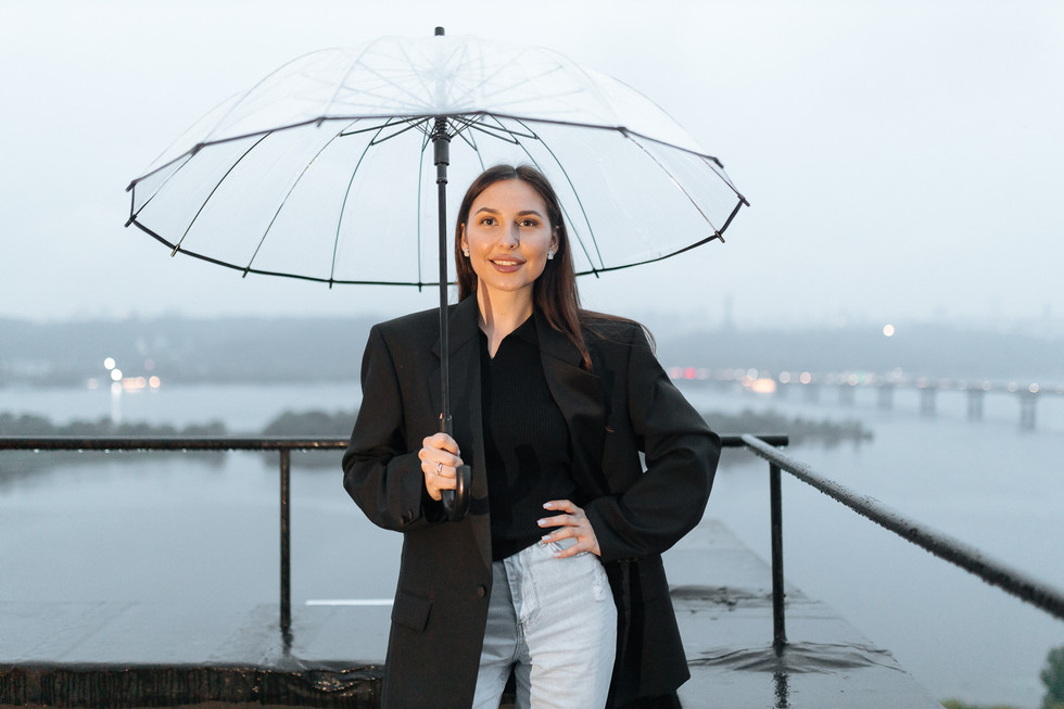 Вечір на даху в Києві