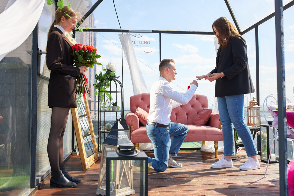 как сделать предложение, романтик