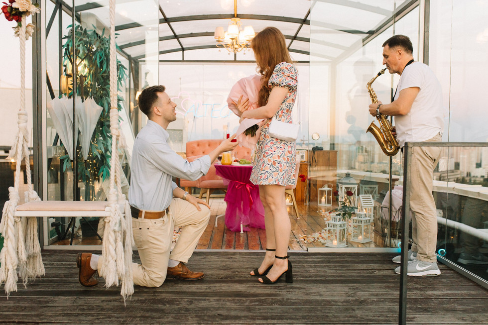 Освідчення на даху. Київ. Романтик