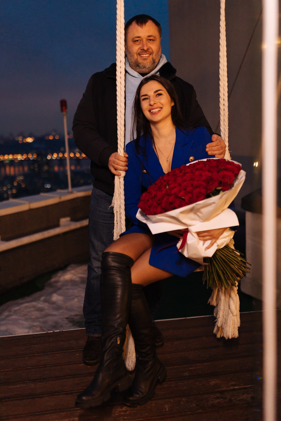 Романтична вечеря на даху в Києві