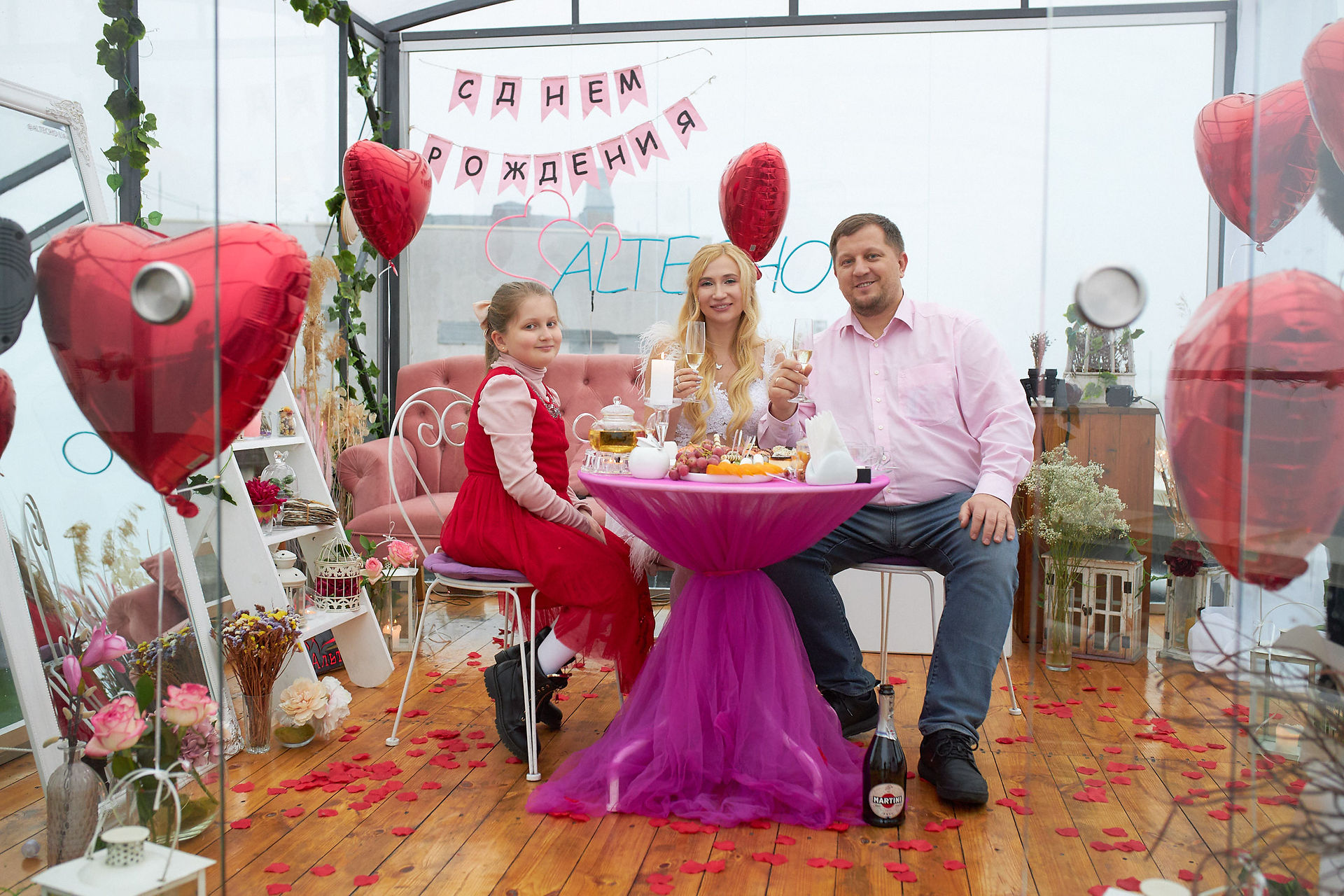 ужин на крыше, Киев, romantic