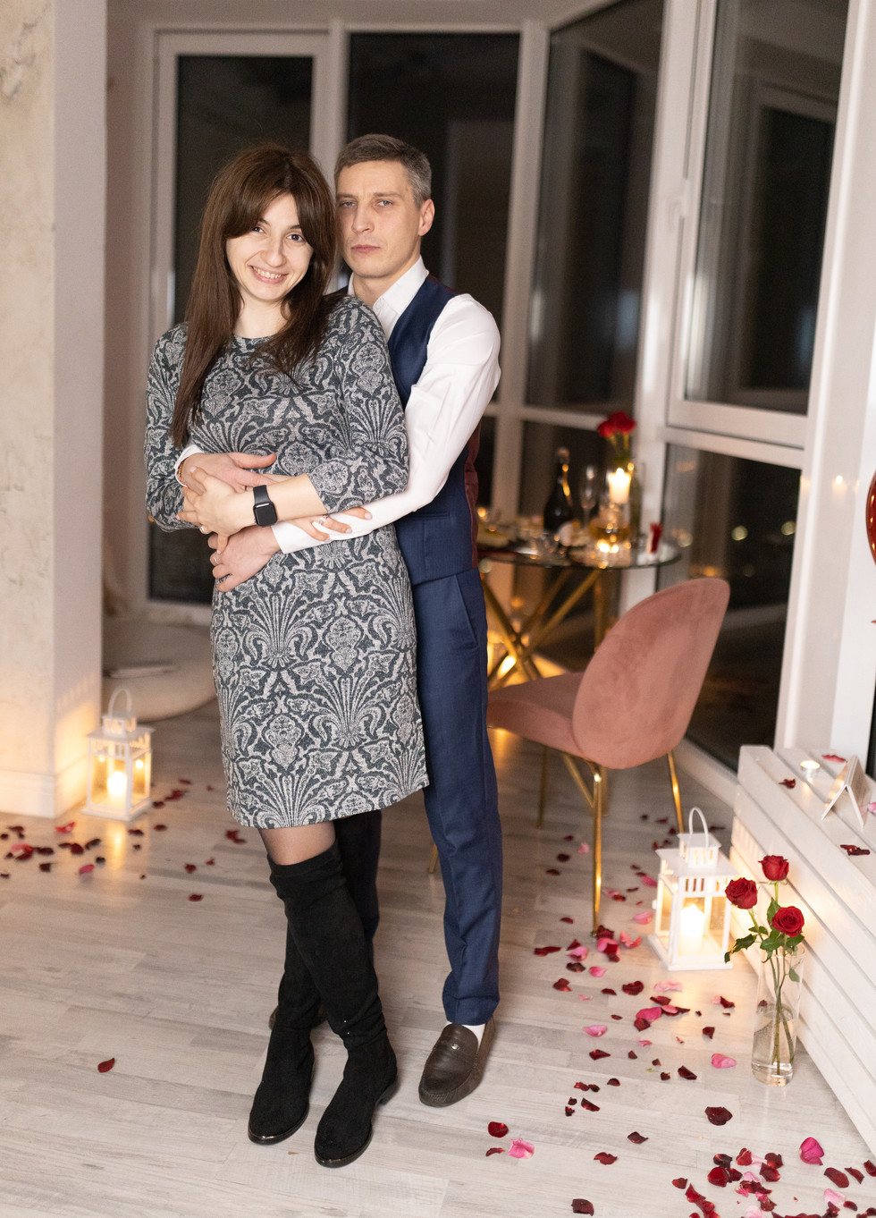 вечеря в фотостудії. Київ. романтик