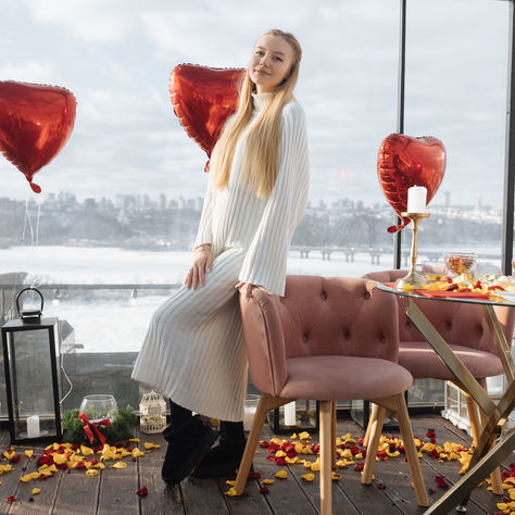 Романтичне побачення в Києві на даху