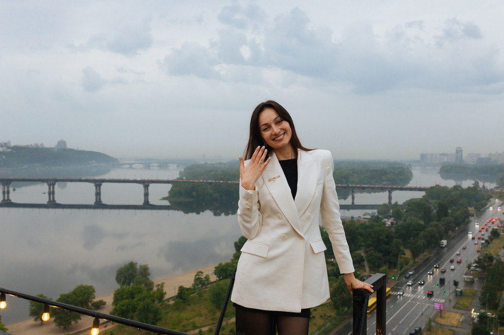 Освідчення на даху. Київ. Романтик