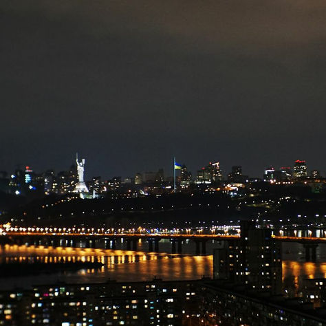 Красивый вид на Киев с крыши от Альтечо