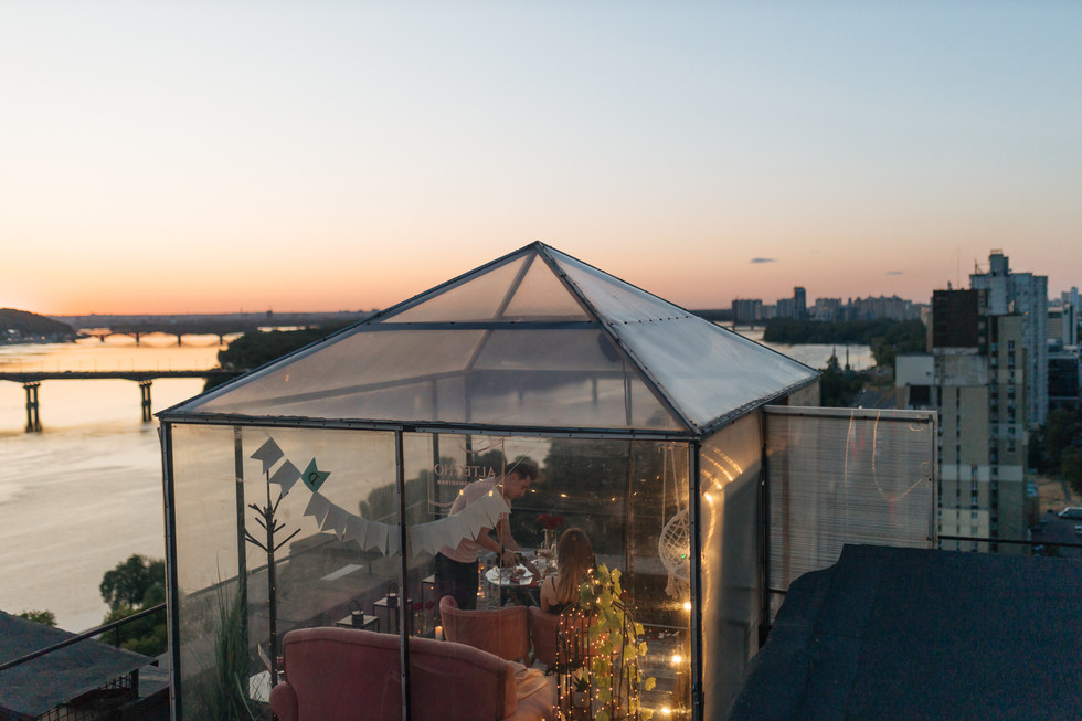 Вечеря на даху Київ.романтик