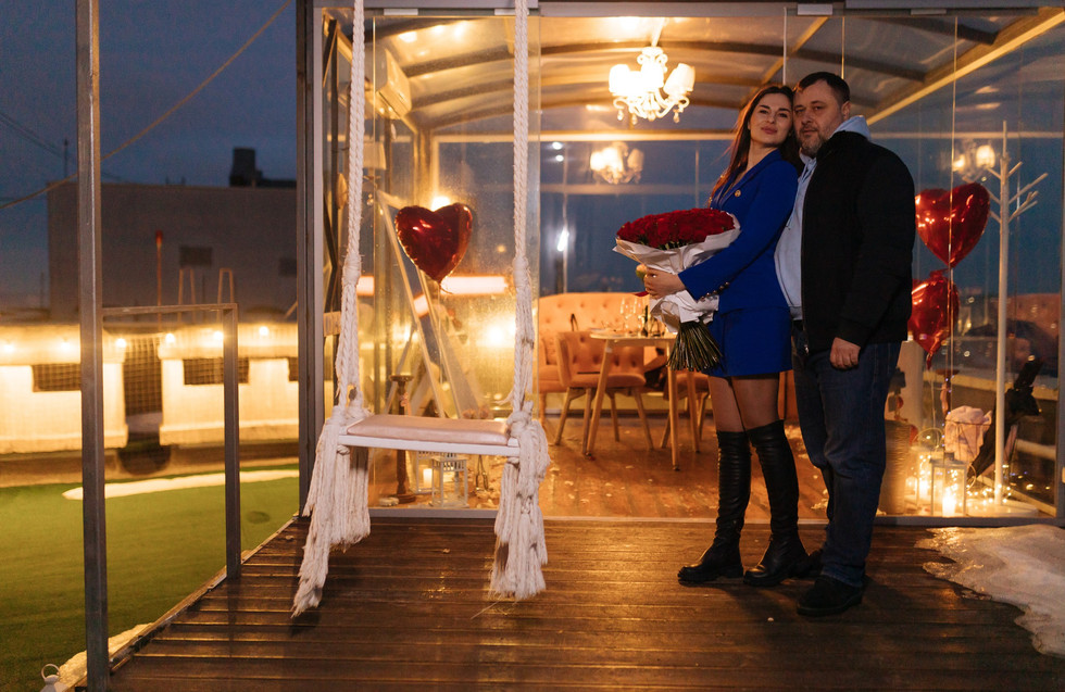 Вечір на даху. Київ. романтик