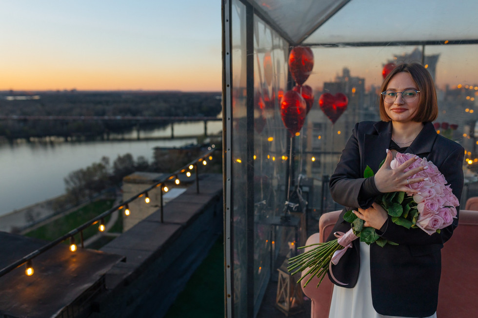 Освідчення на даху. Київ. Романтик