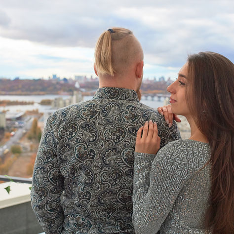 Романтичний вечір для закоханих на даху в Києві